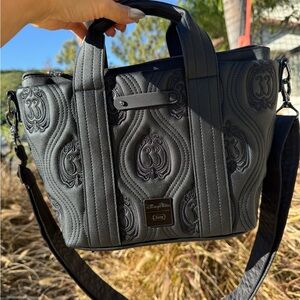 Disney Gray Embossed Crossbody Bag